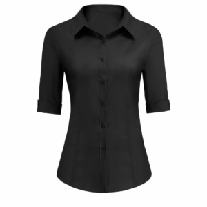 Sleeve button down blouse